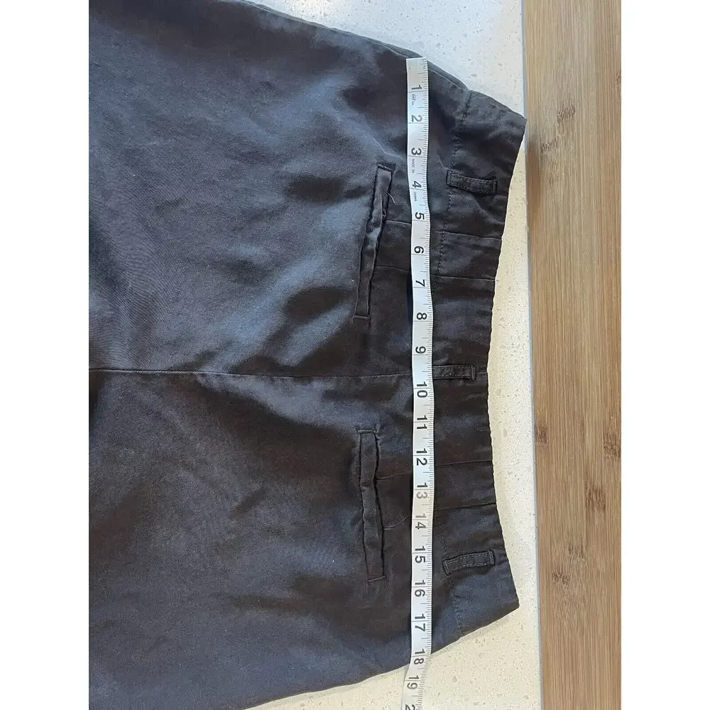J. Jill‎ Tencel Full Wide Leg Pants Brown Size Medium